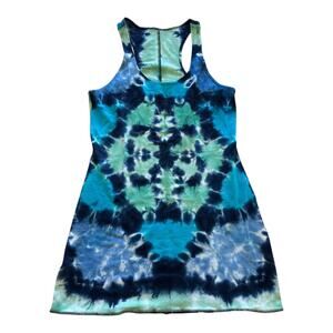 Womens Dress Size Small Tie Dye Handcrafted Hippie Artisan Sewn Festival Concert